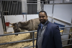 January 2024: Senator Sharif Street attends the the 108th Pennsylvania Farm Show.