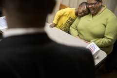 Sen. Vincent Hughes and Sen. Sharif Street at the ACA enrollment tour stop at the Shopright on Fox Street in Philadelphia, Nov. 16, 2017. James Robinson | Pennsylvania Senate Democratic Caucus