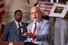 June 11, 2024: Sen. Street joined a coalition of pro-cannabis groups for a rally in the Capitol Rotunda.  The groups are calling not just for legalization of adult-use cannabis, but also for expungement of cannabis-related criminal charges and an equitable distribution system that embraces diversity and promotes small legacy providers.