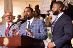 June 11, 2024: Sen. Street joined a coalition of pro-cannabis groups for a rally in the Capitol Rotunda.  The groups are calling not just for legalization of adult-use cannabis, but also for expungement of cannabis-related criminal charges and an equitable distribution system that embraces diversity and promotes small legacy providers.