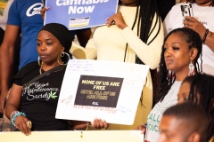 June 11, 2024: Sen. Street joined a coalition of pro-cannabis groups for a rally in the Capitol Rotunda.  The groups are calling not just for legalization of adult-use cannabis, but also for expungement of cannabis-related criminal charges and an equitable distribution system that embraces diversity and promotes small legacy providers.