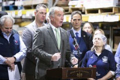 December 12, 2022: Senator Sharif Street joins Sen. Dillon and other local elected officials to announce a $1.25 million grant for the Caring for Friends to help fund a new 12,000-square-foot refrigerated storage facility.