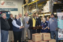 December 12, 2022: Senator Sharif Street joins Sen. Dillon and other local elected officials to announce a $1.25 million grant for the Caring for Friends to help fund a new 12,000-square-foot refrigerated storage facility.