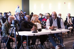 November 5, 2021: Sen. Street, in conjunction with the newly formed bicameral Crime Prevention Caucus and Philadelphia Sheriff Rochelle Bilal, held a Crime and Violence Prevention Summit at Esperanza University in North Philadelphia yesterday.  Testifiers included District Attorney Larry Krasner, Police Commissioner Danielle Outlaw, as well as representatives of community and student groups.