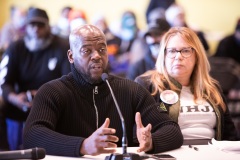 November 5, 2021: Sen. Street, in conjunction with the newly formed bicameral Crime Prevention Caucus and Philadelphia Sheriff Rochelle Bilal, held a Crime and Violence Prevention Summit at Esperanza University in North Philadelphia yesterday.  Testifiers included District Attorney Larry Krasner, Police Commissioner Danielle Outlaw, as well as representatives of community and student groups.