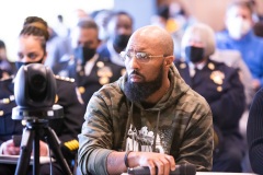 November 5, 2021: Sen. Street, in conjunction with the newly formed bicameral Crime Prevention Caucus and Philadelphia Sheriff Rochelle Bilal, held a Crime and Violence Prevention Summit at Esperanza University in North Philadelphia yesterday.  Testifiers included District Attorney Larry Krasner, Police Commissioner Danielle Outlaw, as well as representatives of community and student groups.