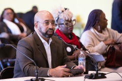 November 5, 2021: Sen. Street, in conjunction with the newly formed bicameral Crime Prevention Caucus and Philadelphia Sheriff Rochelle Bilal, held a Crime and Violence Prevention Summit at Esperanza University in North Philadelphia yesterday.  Testifiers included District Attorney Larry Krasner, Police Commissioner Danielle Outlaw, as well as representatives of community and student groups.