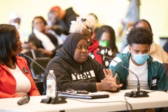 November 5, 2021: Sen. Street, in conjunction with the newly formed bicameral Crime Prevention Caucus and Philadelphia Sheriff Rochelle Bilal, held a Crime and Violence Prevention Summit at Esperanza University in North Philadelphia yesterday.  Testifiers included District Attorney Larry Krasner, Police Commissioner Danielle Outlaw, as well as representatives of community and student groups.