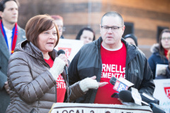 January 8, 2020: Senate Democrats stood at sunrise today with House colleagues, parents, teachers and city officials outside Carnell Elementary School to decry the continued contamination of Philadelphia schools and demand at least $170 million from the state’s Rainy Day Fund to remediate toxic schools. Carnell has been closed since mid-December due to asbestos contamination.