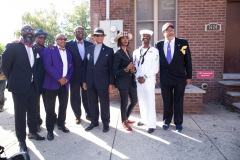 October 2, 2021: Sen. Street hosted a ceremony to unveil a new state historical marker and a street renaming to honor Dr. Oscar James Cooper who cofounded the Omega Psi Phi fraternity at Howard University.  The 101-year old fraternity was the first founded at a historically black college and Dr. Cooper went on to serve as a physician for 50 years at the North Philadelphia site.