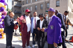 October 2, 2021: Sen. Street hosted a ceremony to unveil a new state historical marker and a street renaming to honor Dr. Oscar James Cooper who cofounded the Omega Psi Phi fraternity at Howard University.  The 101-year old fraternity was the first founded at a historically black college and Dr. Cooper went on to serve as a physician for 50 years at the North Philadelphia site.