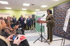 February 21, 2025 – Senator Sharif Street (PA-3) joined Mayor Cherelle Parker, Loree D. Jones-Brown, Philabundance CEO, and Quaiser Abdullah, Director of Muslim Engagement for the City of Philadelphia at the Office of Reentry Partnerships Neighborhood Resource Center/Uplift Solutions to announce the fifth annual 30-day food distribution during Ramadan that will feed 7,600 people. 