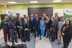 February 21, 2025 – Senator Sharif Street (PA-3) joined Mayor Cherelle Parker, Loree D. Jones-Brown, Philabundance CEO, and Quaiser Abdullah, Director of Muslim Engagement for the City of Philadelphia at the Office of Reentry Partnerships Neighborhood Resource Center/Uplift Solutions to announce the fifth annual 30-day food distribution during Ramadan that will feed 7,600 people. 