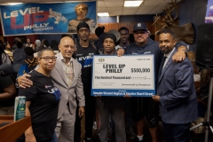Level Up Philly Check Presentation and Tour