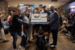 Level Up Philly Check Presentation and Tour