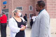 September 10, 2021: Sen. Street visited Philadelphia’s Multi-Agency Resource Center, a partnership of the city, state and local agencies, including the Salvation Army and the Red Cross, to provide help for residents affected by historic flooding in the aftermath of Hurricane Ida.