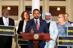 June 25, 2019: State Senator Sharif Street hosts press conference calling for Parole Reform .