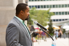 September 3, 2021: Senator Street joins collogues  and business leaders to demand funding in Ida aftermath.