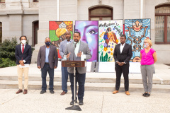 September 3, 2021: Senator Street joins collogues  and business leaders to demand funding in Ida aftermath.