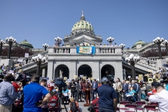June 4, 2025: More than 300 riders, labor unions, advocates, and businesses from across Pennsylvania rallied at the state Capitol to call on the Governor and the state legislature to pass a dedicated and expanded transit funding solution to improve public transit access in all 67 of Pennsylvania’s counties.
