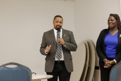 April 3, 2025: Senator Sharif Street partnered with State Representative Joe Hohenstein and Congressman Brendan Boyle to host a ScamJam event.
