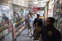 May 29, 2024: State Senator Sharif Street and the Stop and Go Task Force members conducted a meeting and tour of local stop-and-go establishments.