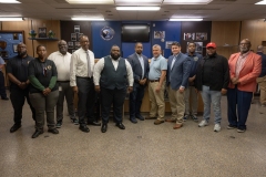 May 29, 2024: State Senator Sharif Street and the Stop and Go Task Force members conducted a meeting and tour of local stop-and-go establishments.