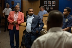 May 29, 2024: State Senator Sharif Street and the Stop and Go Task Force members conducted a meeting and tour of local stop-and-go establishments.