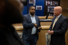 May 29, 2024: State Senator Sharif Street and the Stop and Go Task Force members conducted a meeting and tour of local stop-and-go establishments.