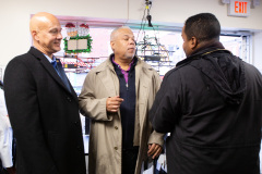 December 9, 2019: Sens. Sharif Street and Anthony Williams were joined by Law and Justice Committee Chair Sen. Pat Stefano in Philadelphia  for a tour of nuisance liquor establishments known as “Stop n Go” stores, which flout restaurant liquor regulations to serve shots of liquor to adults and bags of candy to children side by side.