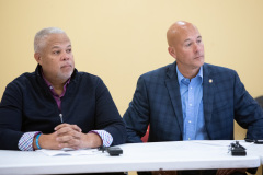 December 9, 2019: Sens. Sharif Street and Anthony Williams were joined by Law and Justice Committee Chair Sen. Pat Stefano in Philadelphia  for a tour of nuisance liquor establishments known as “Stop n Go” stores, which flout restaurant liquor regulations to serve shots of liquor to adults and bags of candy to children side by side.