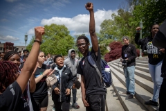 May 8, 2023: Senator Sharif Street hosts a Student March for Gun Safety in Harrisburg. The Forget Me Knot program is based out of Philadelphia and provides job training, mentorship, and educational resources for at-risk youth impacted by things like poverty and abuse.