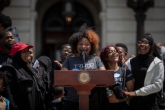 May 8, 2023: Senator Sharif Street hosts a Student March for Gun Safety in Harrisburg. The Forget Me Knot program is based out of Philadelphia and provides job training, mentorship, and educational resources for at-risk youth impacted by things like poverty and abuse.