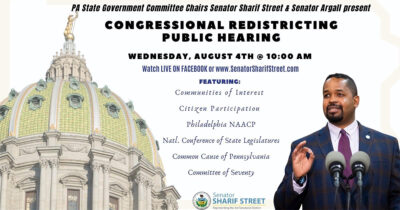 Pennsylvania Congressional Redistricting Hearing