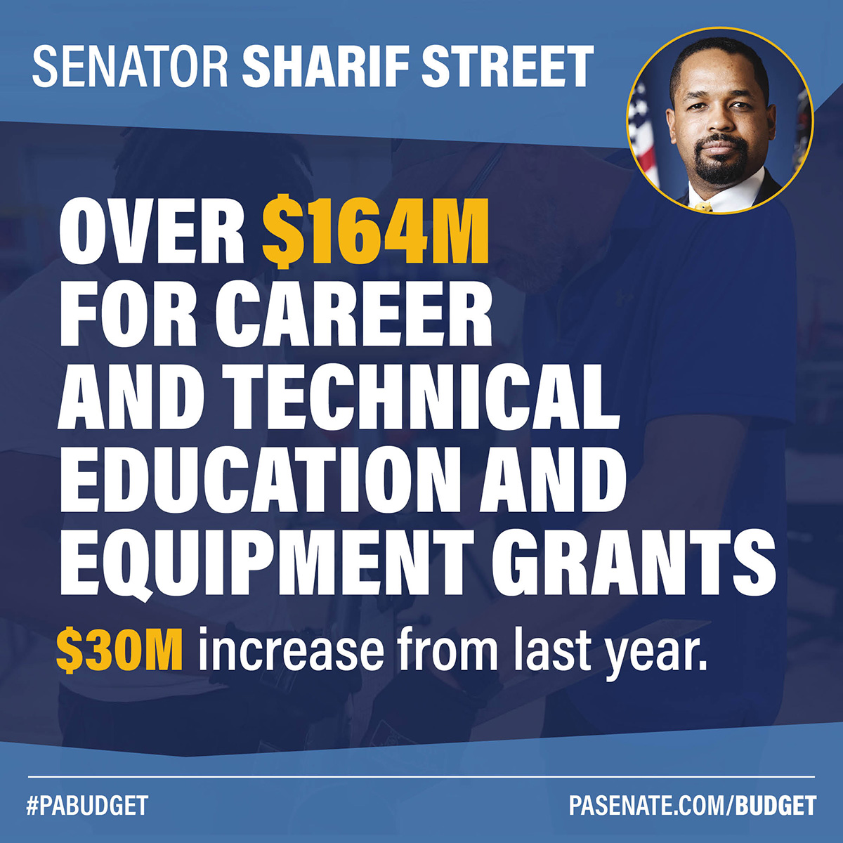 $164M Career and Technical Education and Equipment Grants