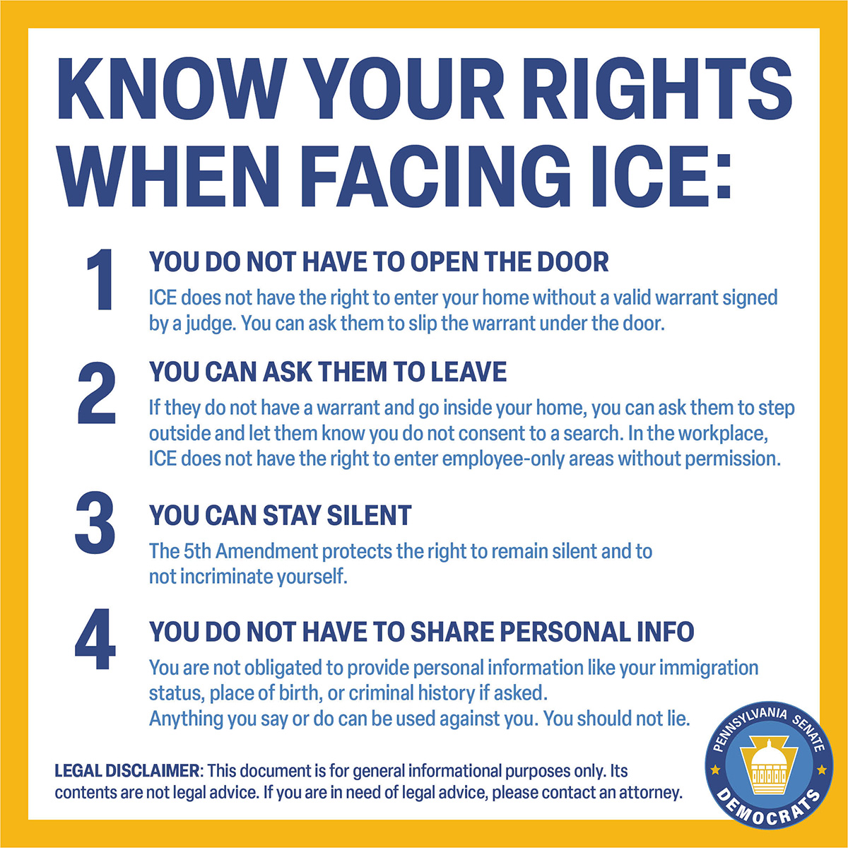 Know Your Rights when Facing Ice Know Your Rights when Facing Ice