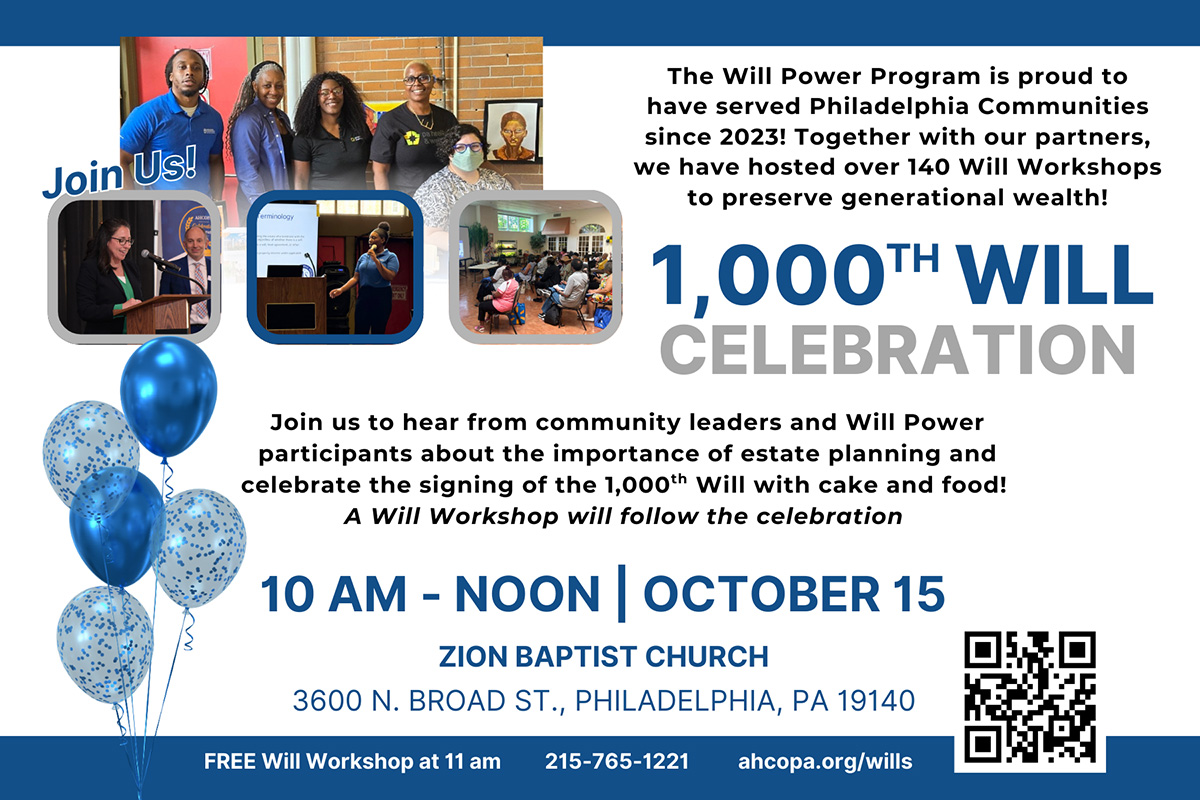 1,000th Will Celebration 1,000th Will Celebration