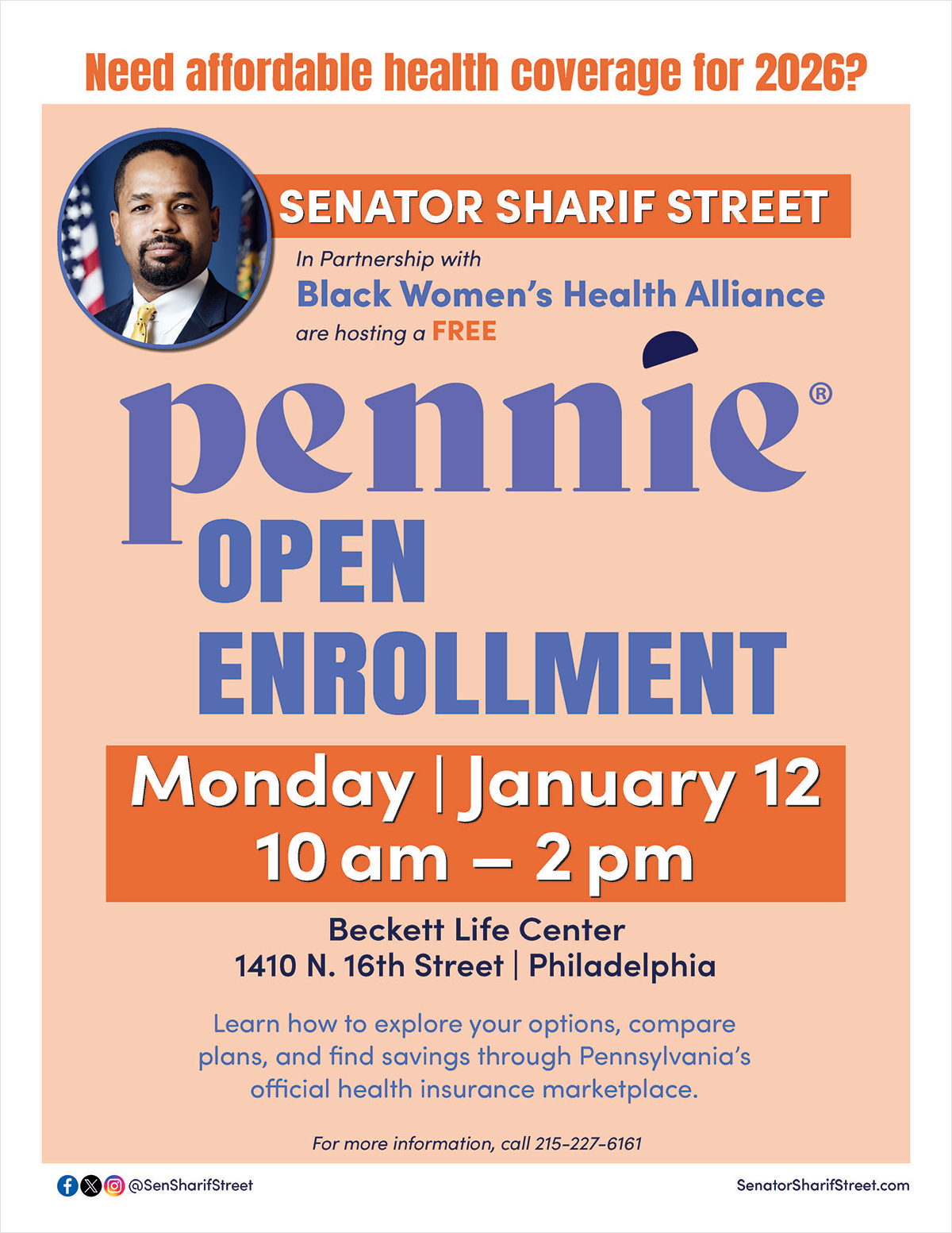 Free Health Insurance Open Enrollment Event