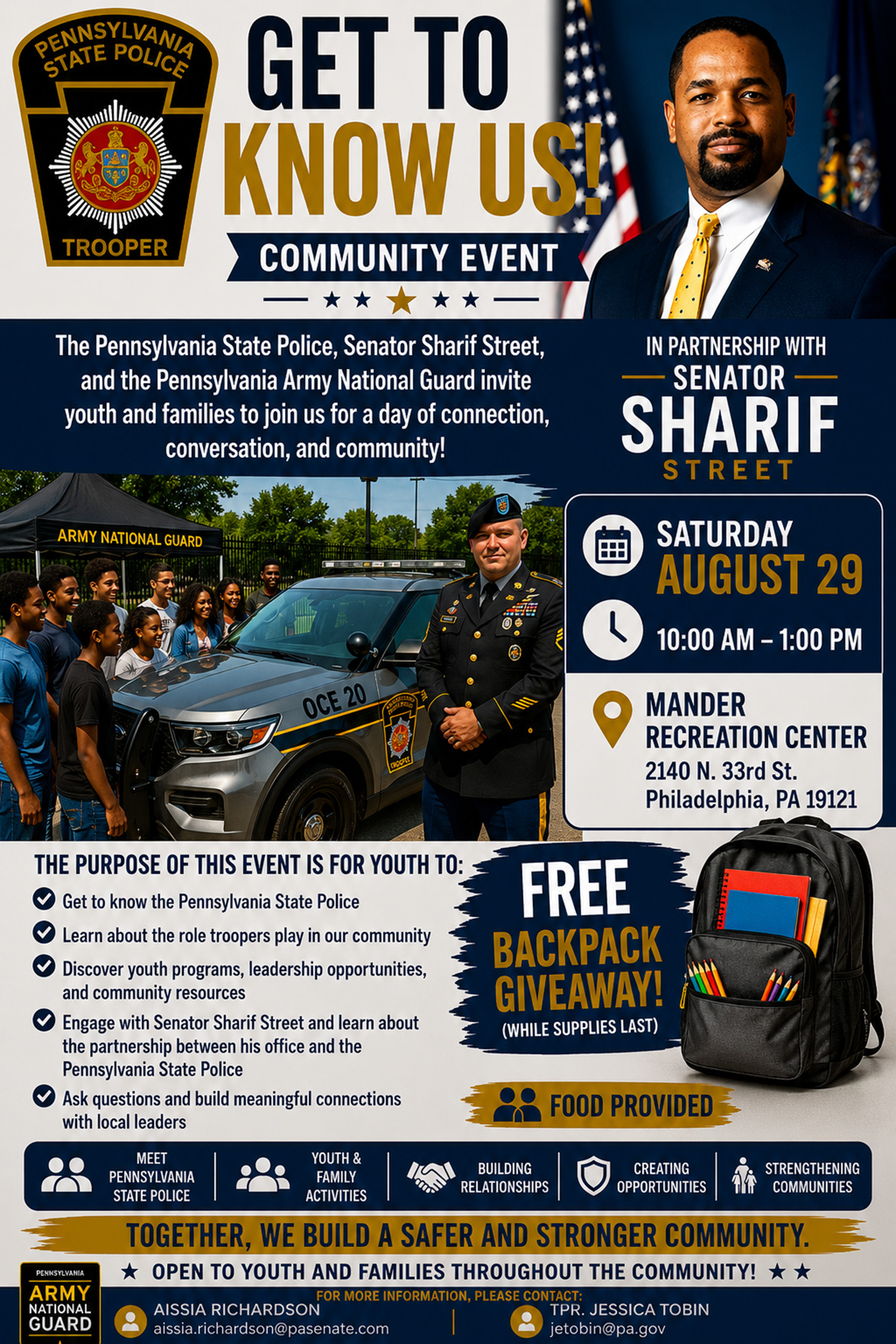 Get to Know Us Community Event - August 29, 2026