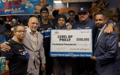 Senators Hughes and Street Present Level Up Philly with $500,000 for Youth Mentorship and Anti-Violence Work